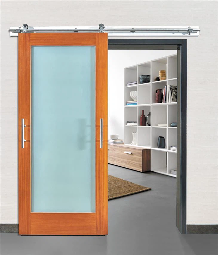 Chrome Barn Door Hardware
